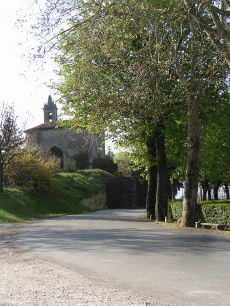 La partenza nei pressi della Cascina Sardegna