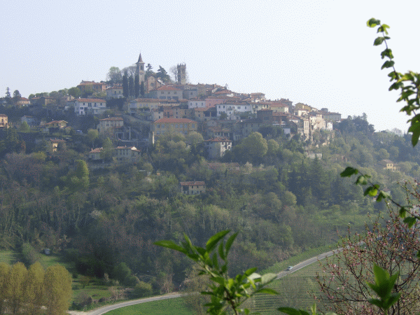 Veduta di Rosignano M.to