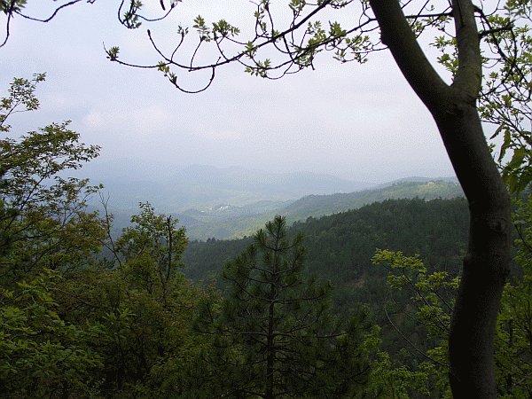 Panorama dal sentiero