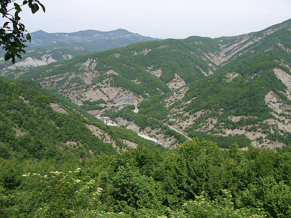 Panorama sulle Strette di Pertuso