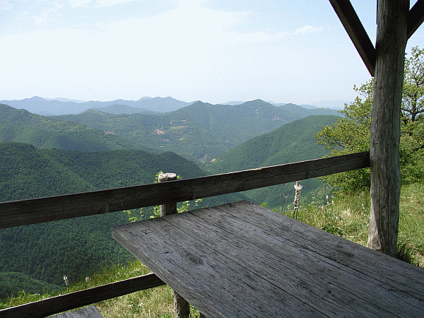 Panorama verso la Liguria
