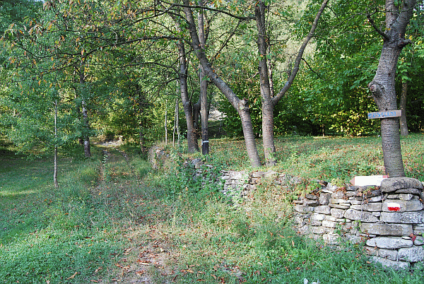 Bivio in località Valle