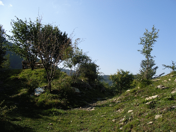 Arrivo alla Sella Banchiera
