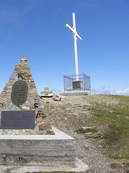 La cima del Monte Antola (mt. 1597)