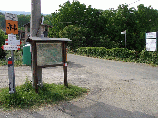 La partenza a Molo Borbera (mt. 332)