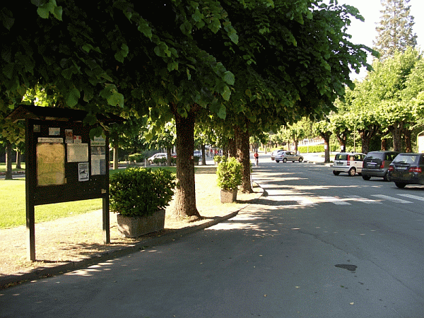 L’inizio del percorso in zona Bagni