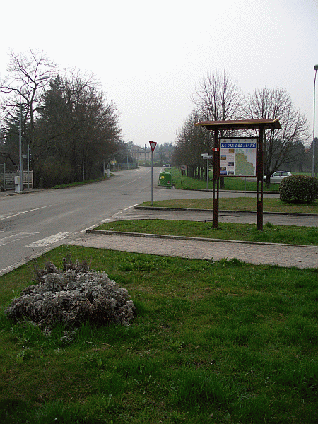 L’inizio del percorso a Tortona