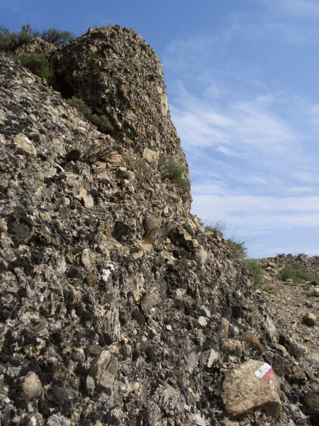 La puddinga, tipica formazione rocciosa della Val Borbera