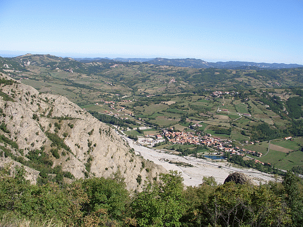 Panorama verso Cantalupo Ligure
