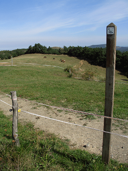 Il paesaggio nei pressi della Cornaglietta
