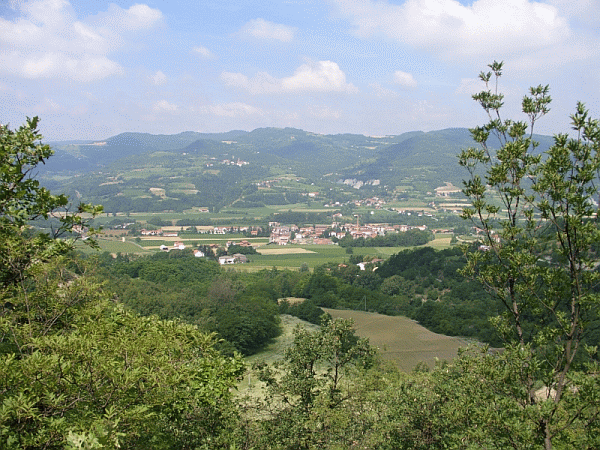 Veduta di Montechiaro Piana