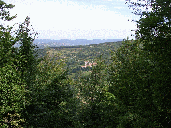 Panorama dal sentiero