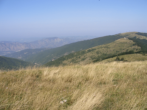 Veduta del Monte Giarolo e della Val Borbera