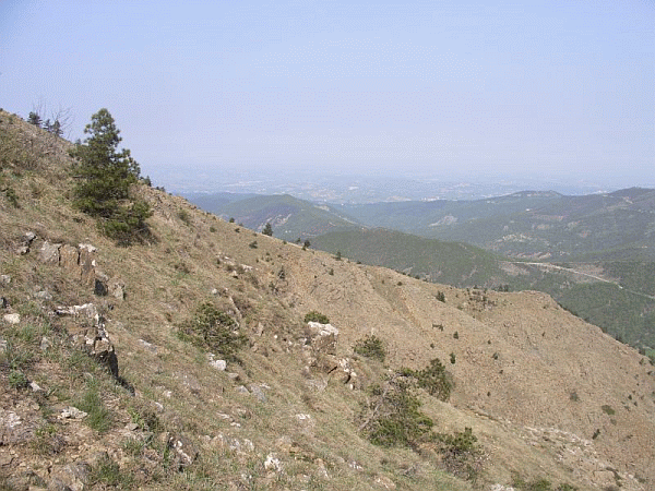 Le pendici del Tobbio
