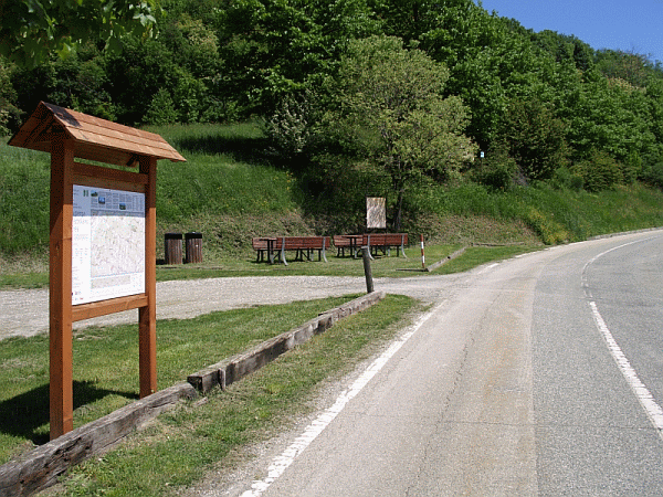 Area di sosta nei pressi del Sacro Monte