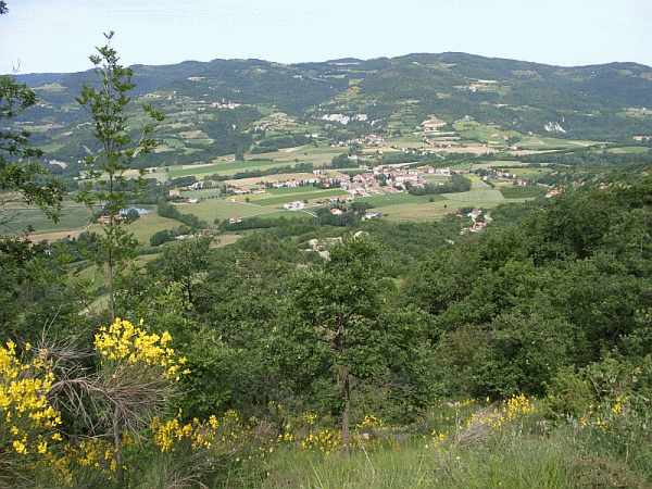 Veduta di Montechiaro Piana