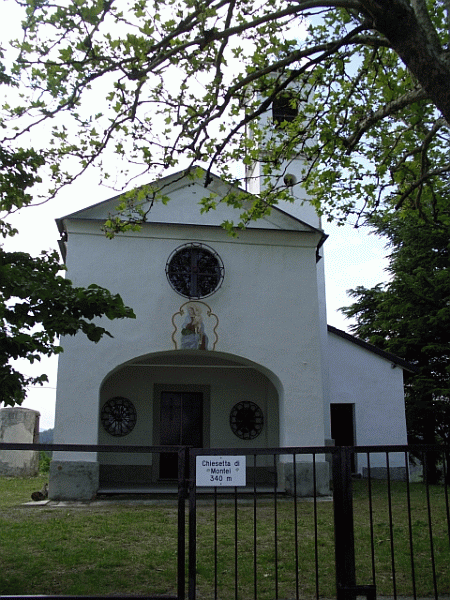 La Chiesetta di Montei (340mt)