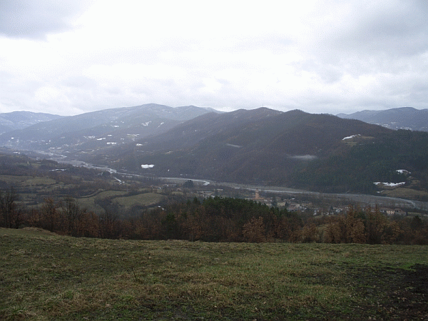 Veduta panoramica della Val Borbera