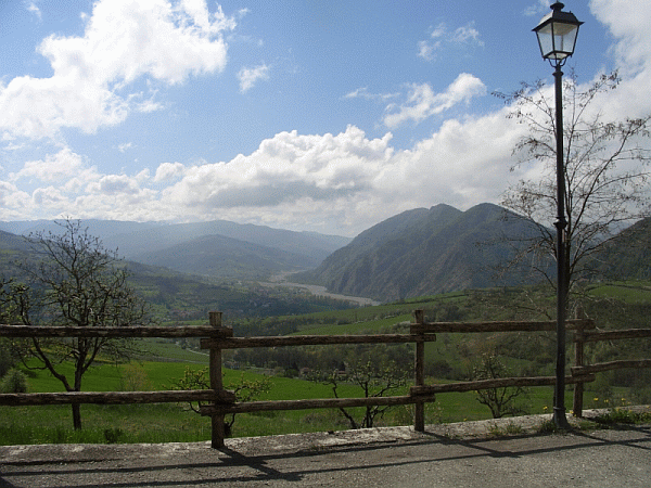 Panorama sulla Val Borbera