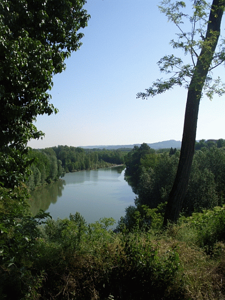 Veduta del fiume Bormida