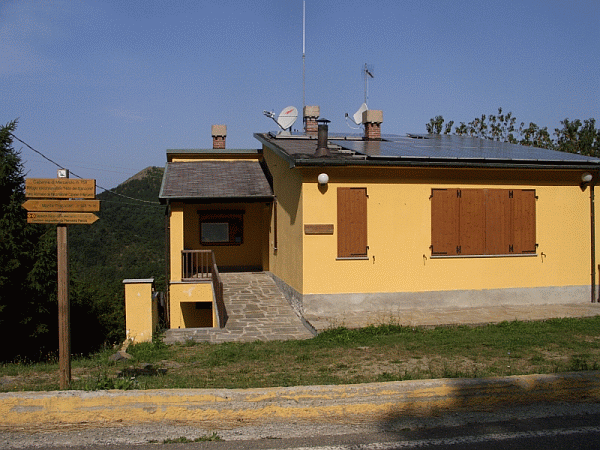 Il rifugio Nido del Biancone (m 721)