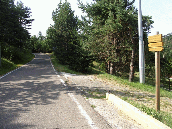 La partenza del percorso