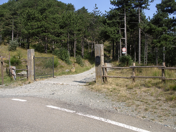 L’inizio della carrareccia