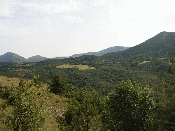 Veduta del territorio delle Capanne di Marcarolo