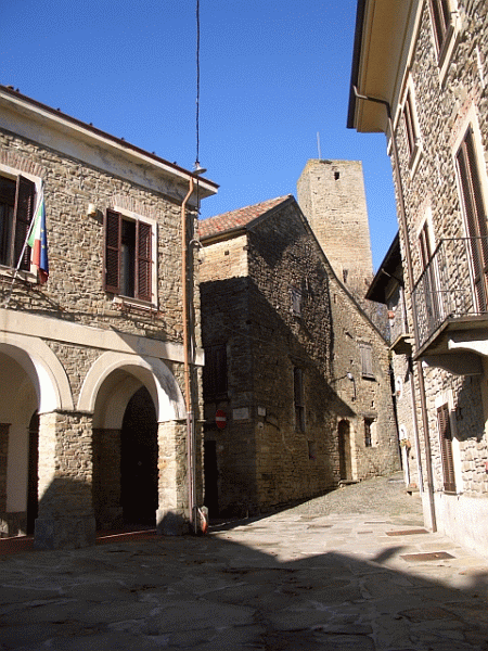 La piazza del municipio