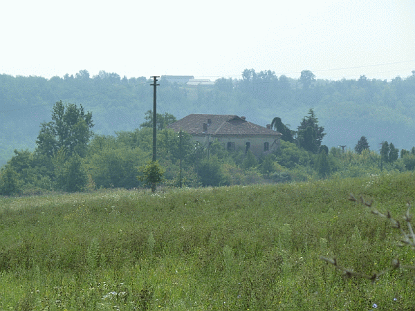 Villa Marina vista dal sentiero