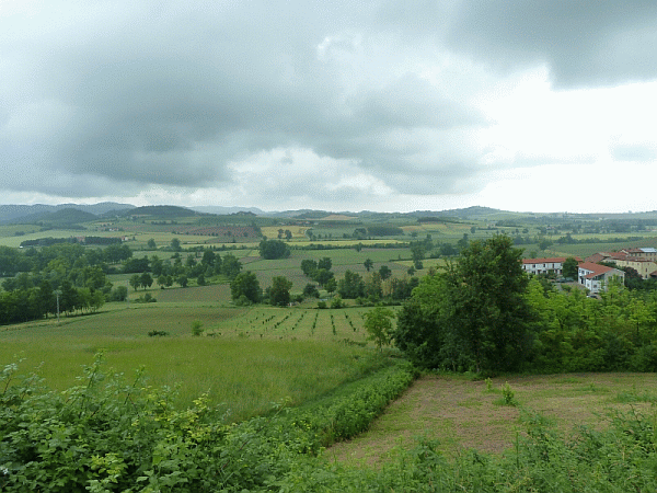 La Val Cerrina vista dal sentiero