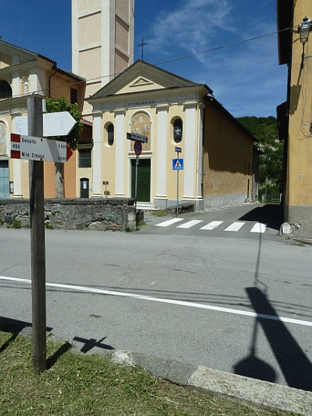 Inizio del percorso