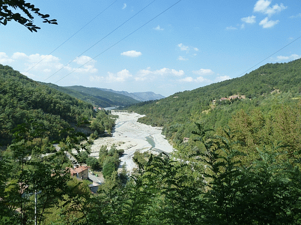 Veduta della Val Borbera