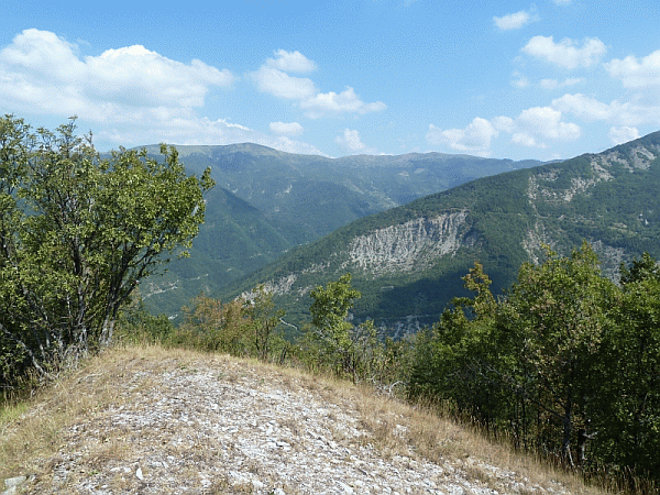 Panorama dal sentiero