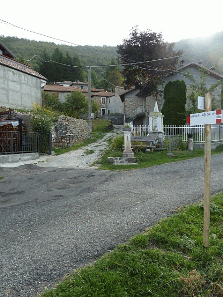 Inizio del percorso a Dova Inferiore (900m)