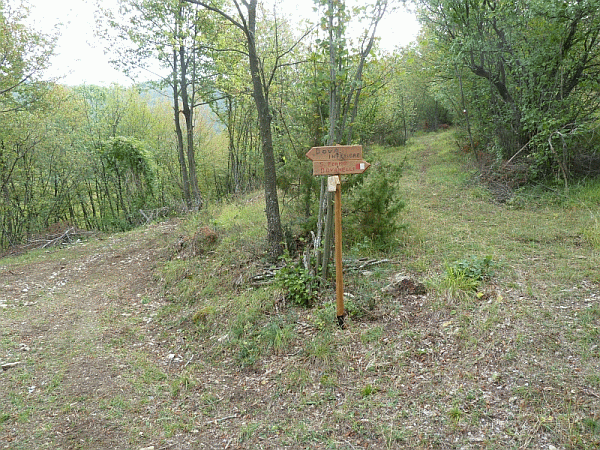 Il bivio per Dova Inferiore