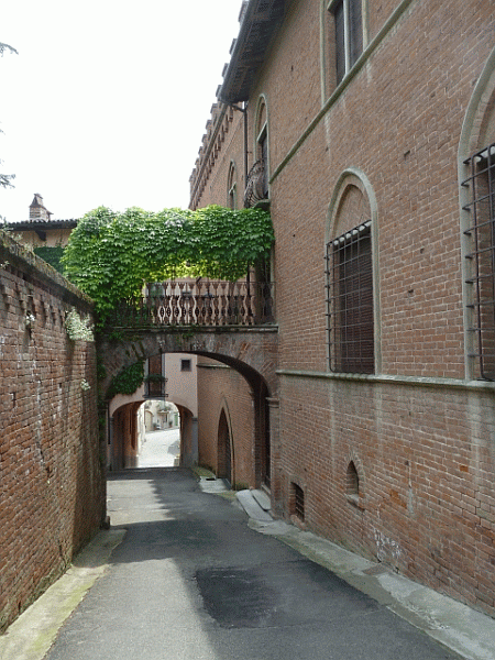 Scorcio del castello di Sala