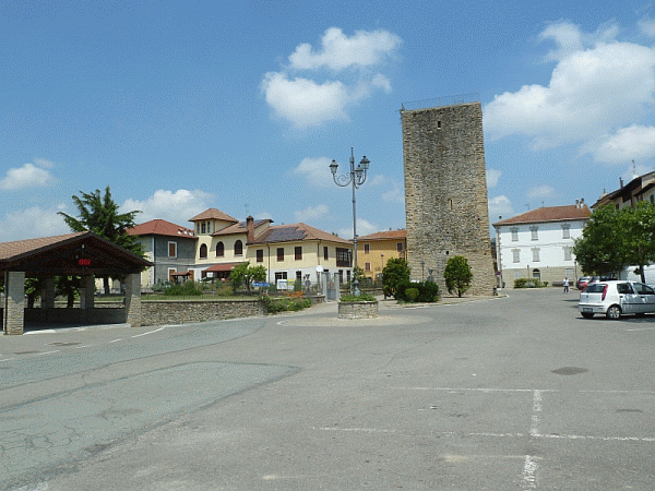 Piazza Terracini a Cartosio