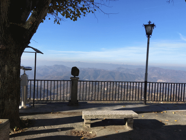 Veduta panoramica dal Belvedere di Ponzone