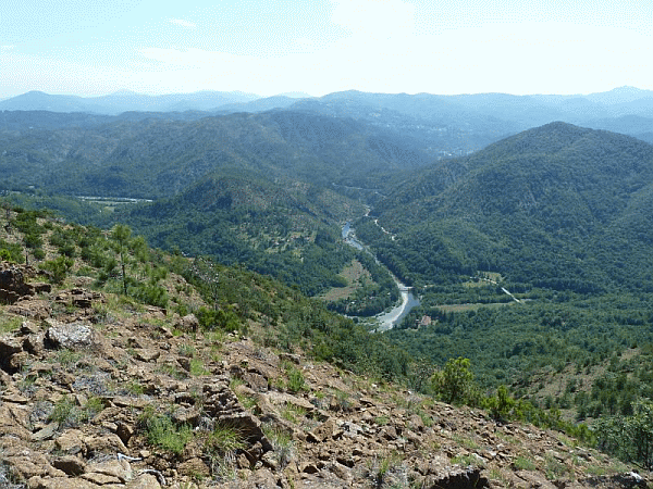 Il paesaggio dal Monte Rotondo