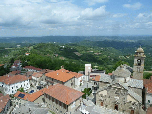 Panorama dalla Torre di Roccaverano