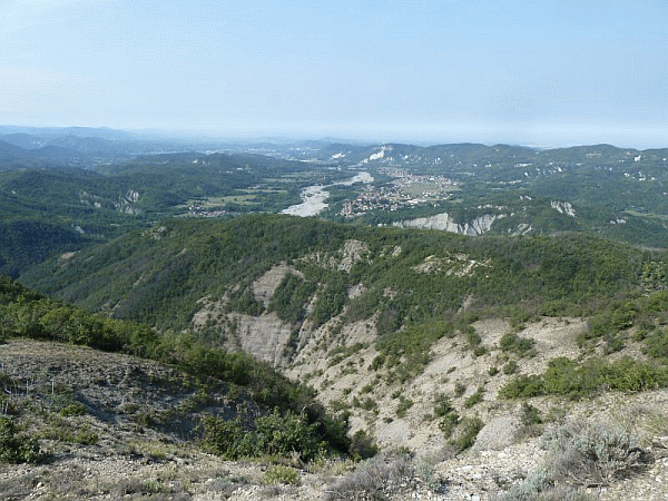 Veduta della bassa Val Borbera