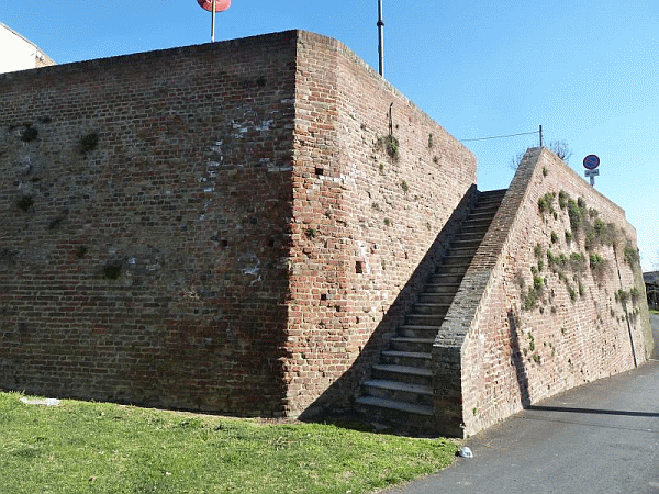 Un tratto delle antiche mura