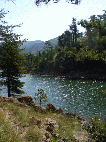Arrivo al lago