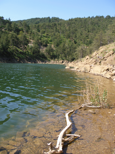 Uno scorcio del lago