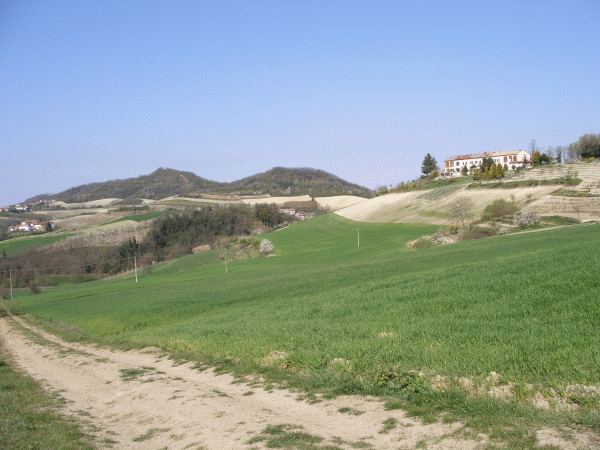 Paesaggio nei pressi di Fabiano