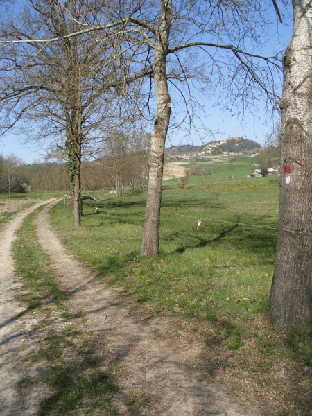 Il sentiero verso Camino