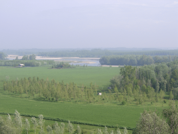 Veduta panoramica del Po