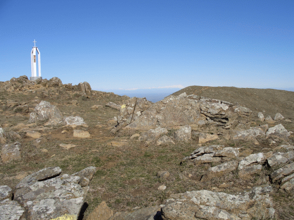 La vetta del Monte delle Figne (mt. 1172)