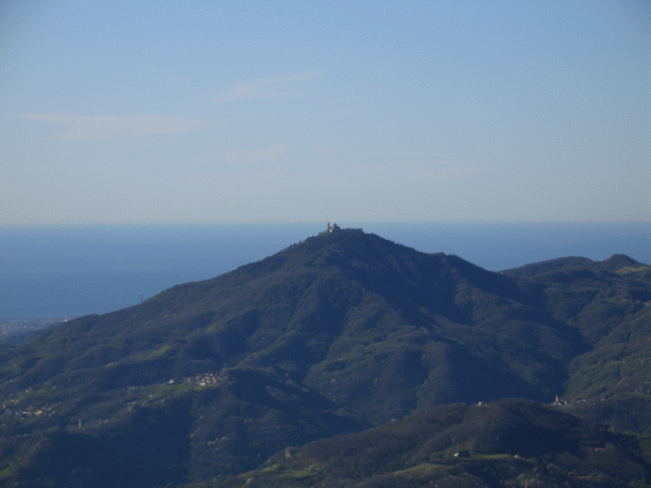 Veduta del Santuario della Madonna della Guardia